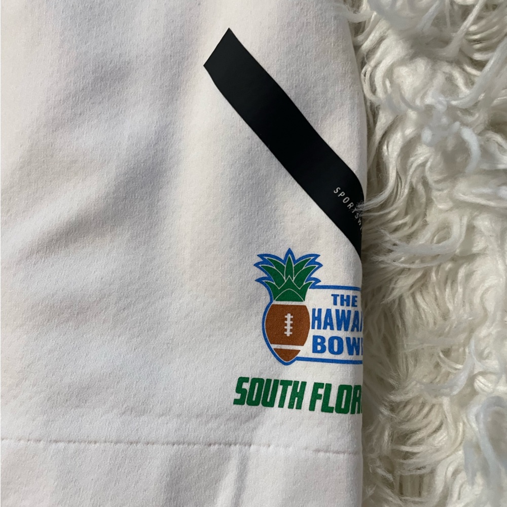 USF Bulls Men’s THE HAWAI’I Bowl 2024 White Athletic Z.N.E. Shorts. Size Medium - Picture 6 of 11